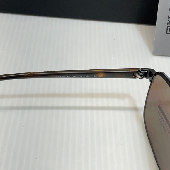 Prada men polarized square sunglasses sps 51u made in Italy - Picture 7 of 10
